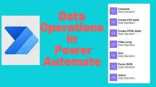 All Data Operations in PowerAutomate