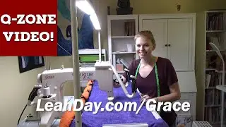 Moving My Grace Qnique Longarm to the Qzone Hoop Frame