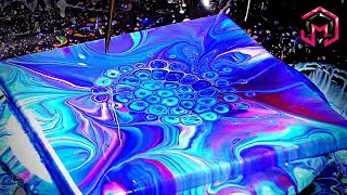 GALAXY CHAMELEON Pour Acrylic Pouring for Beginners and Fluid Art Therapy