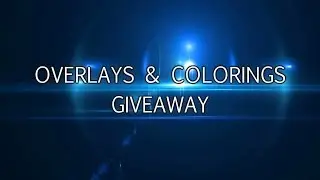 13,000 subscribers! 42 Overlays & 2 Colorings Giveaway!