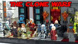 LEGO Star Wars The Clone Wars Figure Display MOC
