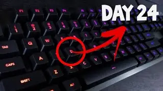 Clicking the D Key until im tired