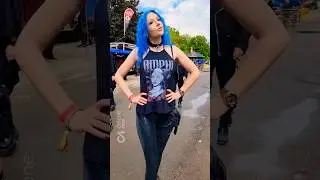Hello from WGT 🦇🖤 wearing Pairadize and Amphi 💙 #pairadize #wgt