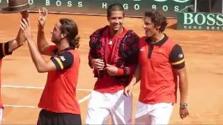 Rafa Nadal-Celebración Copa Davis 2011