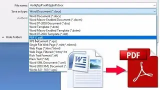 How to Save a Word document As PDF in Microsoft office 2007 | Create a PDF Using Word 2007