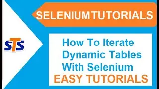 Dynamic Tables with Selenium WebDriver