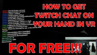 HOW TO GET TWITCH CHAT ON YOUR HAND FOR FREE!!!
