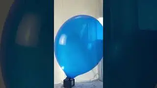 Quick BTP big blue ballon blow to pop