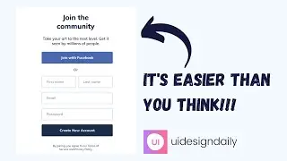 responsive login form html css | uidesigndaily