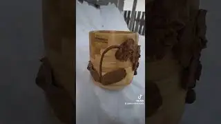 Ваза из дерева Орхидея