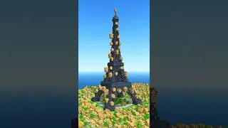 If the Eiffel Tower was in Minecraft..