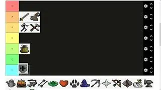 My OSRS Skills Tier List