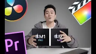 M1 MacBook Pro 16” video editing on FCPX Premiere Pro DaVinci Resolve Test