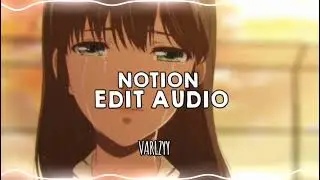Notion - The Rare Occasions || Edit Audio