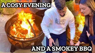 A COSY EVENING WITH A SMOKEY BBQ | FAMILY CHILL NIGHT 👌