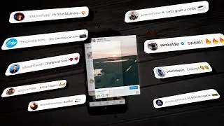 Instagram After Effects - Floating Hologram Project