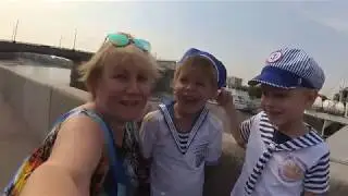 Москва. Детская прогулка на теплоходе ПОСВЯЩЕНИЕ В МОРЯКИ!