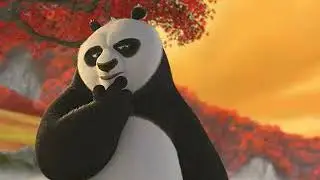 Kung fu panda a luta com o mestre shifu