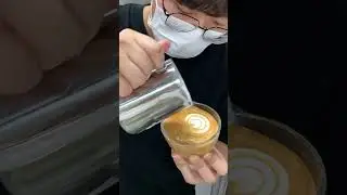 27/6/2023 Latte art practice