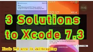 Xcode7.3 error|Jailbreak|perfect solutions to ReProvision signature error Line 81 errorXcode7.3错误|越狱