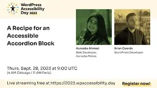 A Recipe for an Accessible Accordion Block