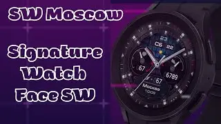 SWMoscow Фирменный циферблат для Galaxy Watch 5, Watch 4 и часов на Wear OS