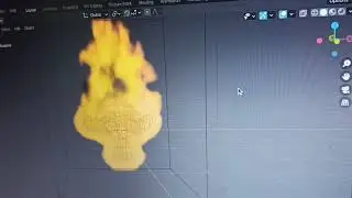 3D ANIMATION- MONKEY HEAD IN FIRE