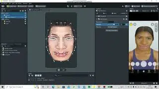 How to make Face distort snap lens in Lens studio