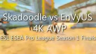 ESL ESEA Pro League Season 1 Finals: Skadoodle vs EnVyUs