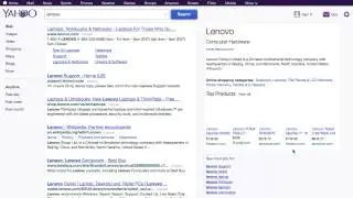 Yahoo! tests show a knowledge graph