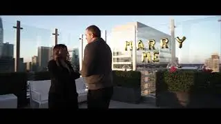 My first proposal I shot this year  uptown Charlotte, NC 📽️🎬