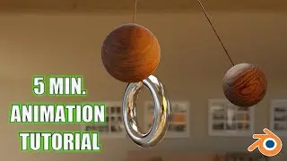 5 Minute Beginner Tutorial - Satisfying 3D Animation | Blender 3.0