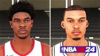 NBA 2K24: All NBA Rookies Face Scans [PS5]