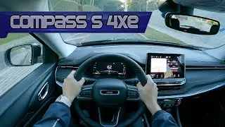 2022' JEEP COMPASS S 4xe de 240 cv | TEST DRIVE de DIA e de NOITE pelas RUAS DE  CURITIBA/BRAZIL!