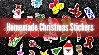 How To Make Your Own Stickers/ Christmas Stickers/ Easy DIY/ Various Designs/ Homemade/ Ideas/ 2020