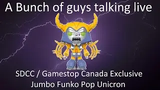 SDCC / Gamestop Canada Exclusive Jumbo Funko Pop Unicron Live Unboxing