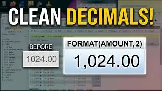 Format Decimal in MySQL