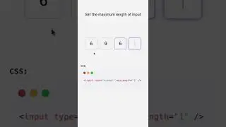 ⏳ Set Max Input Length in HTML & CSS! 🚀 | Limit User Input Easily 🔥||