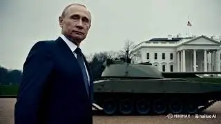 Путин на танке въезжает в белый дом