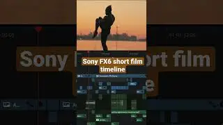 Sony FX6 Short film - Davinci Resolve Timeline