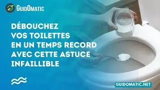 👉 Débouchez vos toilettes en un temps record avec cette astuce infaillible