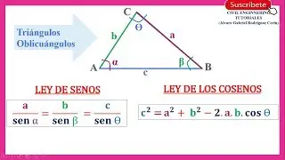 LEY DE SENOS Y COSENOS - Explicación y Ejercicios