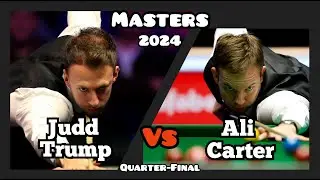 Judd Trump vs Ali Carter - Masters Snooker 2024 - Quarter-Final Live