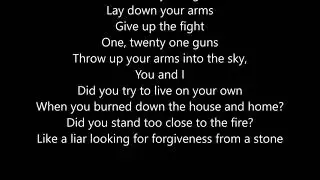 Green Day - 21 Guns - Lyrics Scrolling