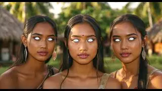 The Blue-Eyed Button Tribe – European Eyes in the Heart of Asia ~ Indonesia (Kendari)