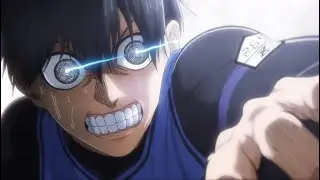 BLUE LOCK | Isagi pushing Chigiri | DUB vs SUB