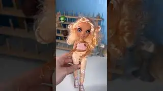 Restoring a dolls curly hair #shorts