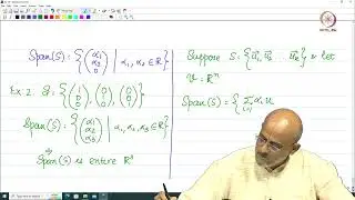 Lec 40 Span, Basis, Dimension of a vector space, Fourier Expansion