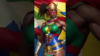 AI Wonder Women from Every Country -This is the Result - letter C-F