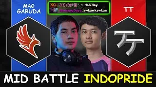MID BATTLE INDOPRIDE - MAG Garuda vs Team Tough Group Stage RES SEA 2 Dota 2
